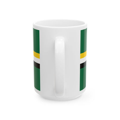Flag of Dominica 1978-1981 (Dominica) White Coffee Mug-Go Mug Yourself
