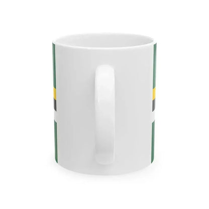Flag of Dominica 1981-1988 3-2 (Dominica) White Coffee Mug - Go Mug Yourself