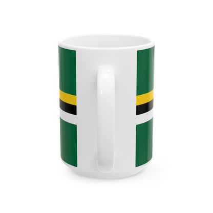 Flag of Dominica 1981-1988 (Dominica) White Coffee Mug-Go Mug Yourself