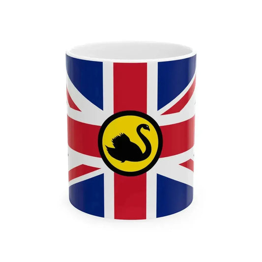 Flag of Dominion of Westralia secession movement (Australia) White Coffee Mug 11oz - Go Mug Yourself