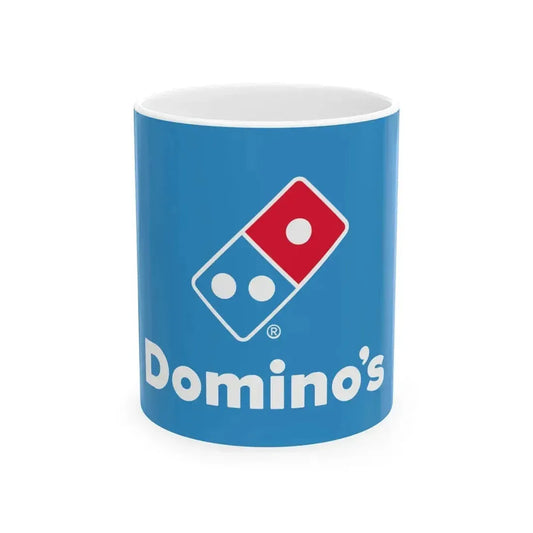 Flag of Dominos Pizza (United States) White Coffee Mug 11oz - Go Mug Yourself