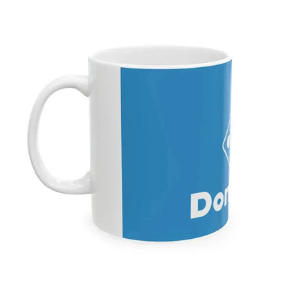 Flag of Dominos Pizza (United States) White Coffee Mug - Go Mug Yourself