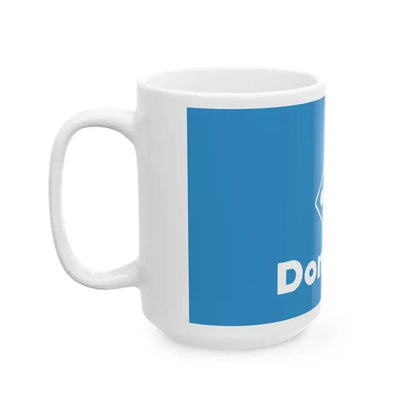 Flag of Dominos Pizza (United States) White Coffee Mug - Go Mug Yourself
