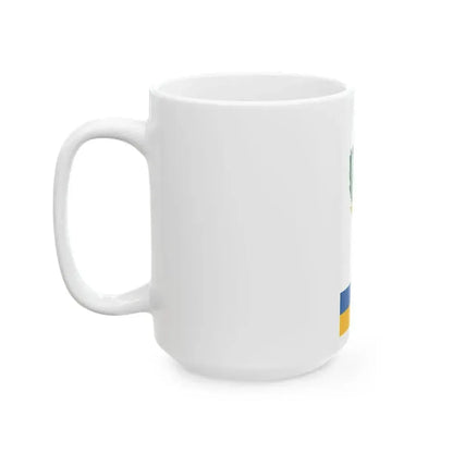 Flag of Domony (Hungary) White Coffee Mug - Go Mug Yourself