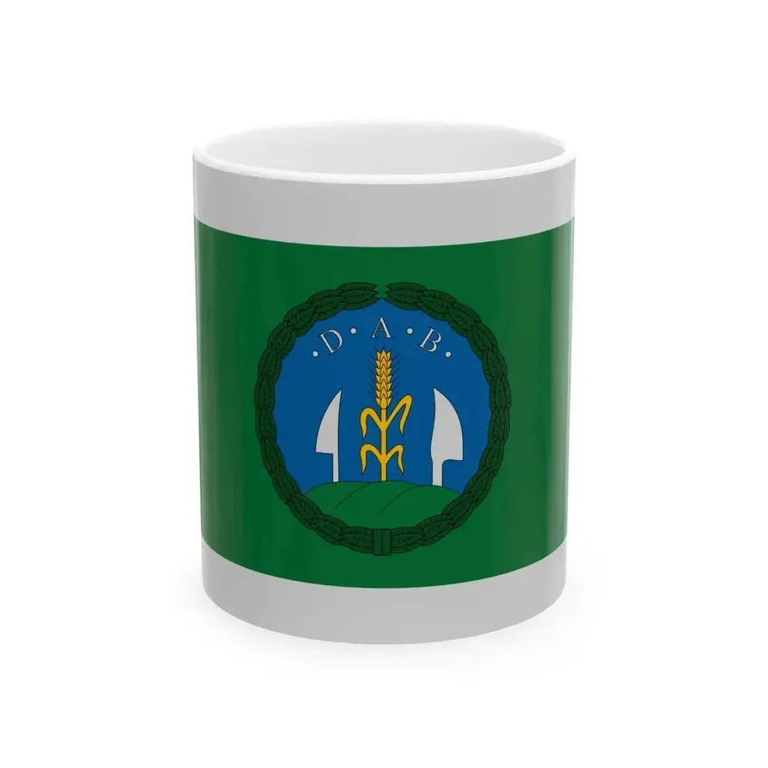 Flag of Domsod reverse (Hungary) White Coffee Mug 11oz - Go Mug Yourself
