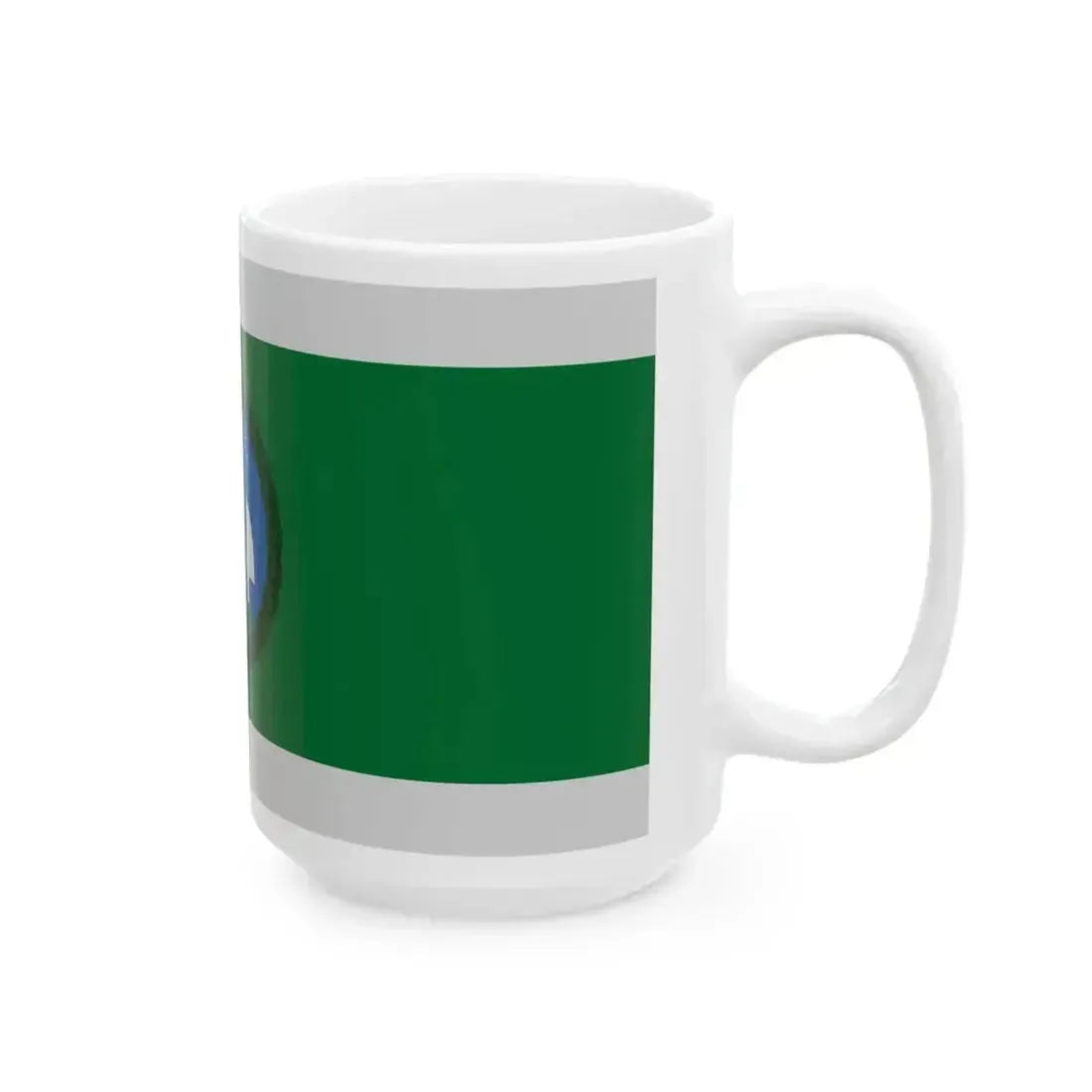 Flag of Domsod reverse (Hungary) White Coffee Mug - Go Mug Yourself