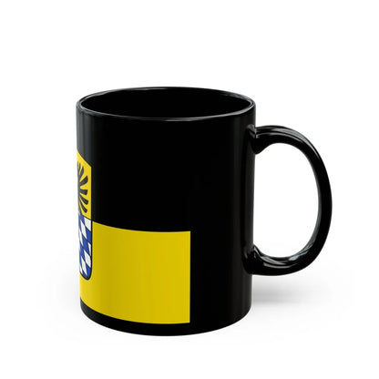 Flag of Donau Ries Germany - Black Coffee Mug-Go Mug Yourself