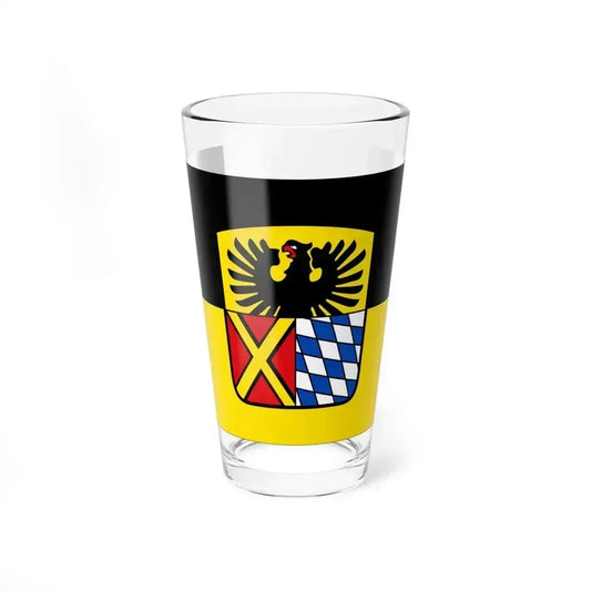 Flag of Donau Ries Germany - Pint Glass 16oz 16oz - Go Mug Yourself