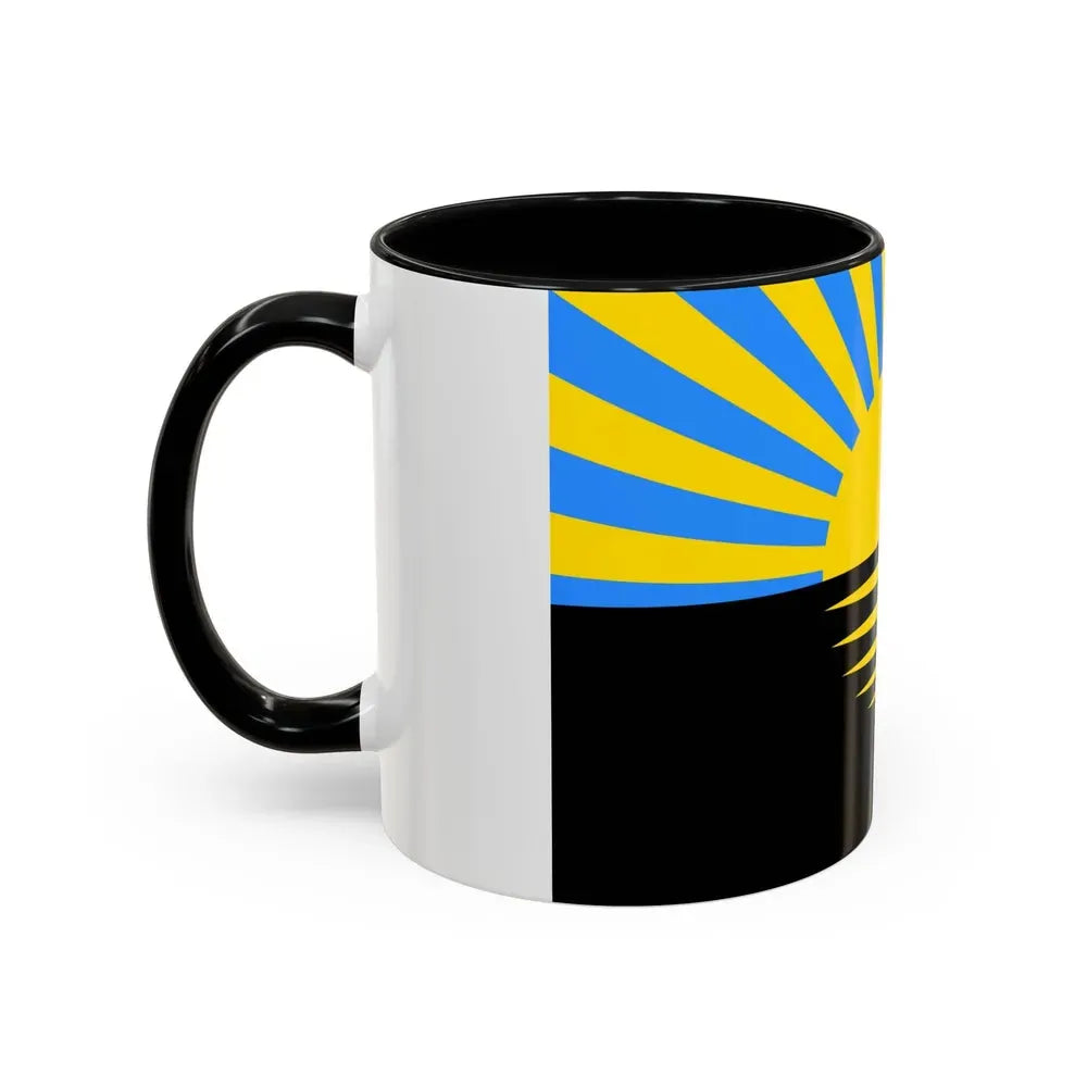 Flag of Donetsk Oblast Ukraine - Accent Coffee Mug - Go Mug Yourself