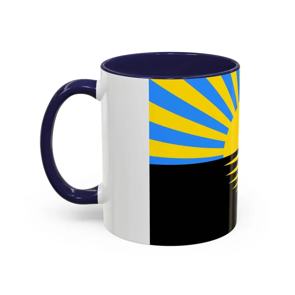 Flag of Donetsk Oblast Ukraine - Accent Coffee Mug - Go Mug Yourself