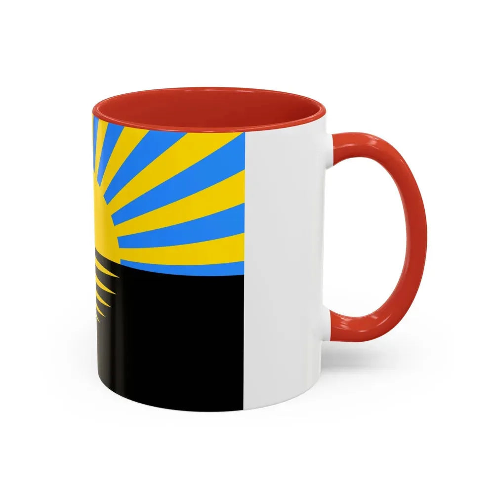 Flag of Donetsk Oblast Ukraine - Accent Coffee Mug - Go Mug Yourself
