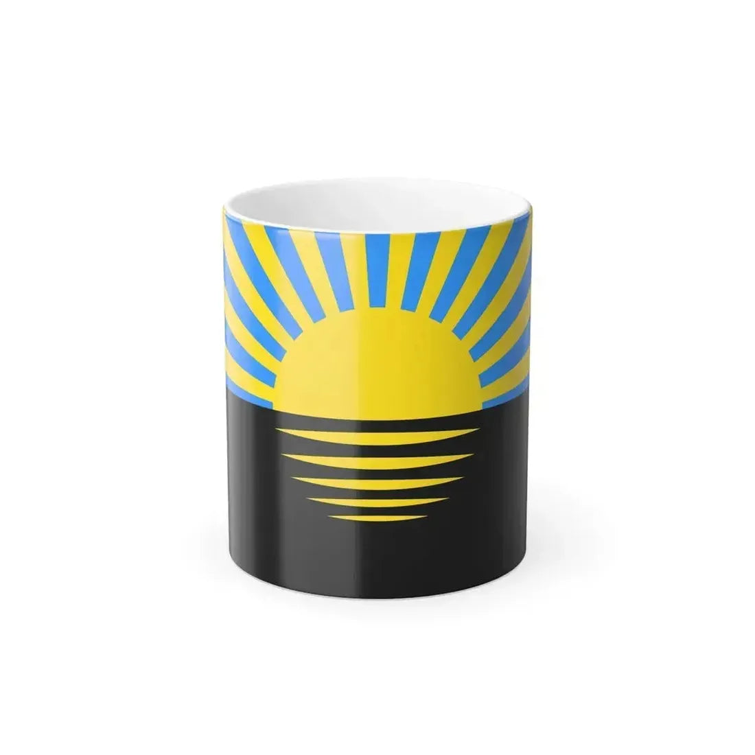 Flag of Donetsk Oblast Ukraine - Color Changing Coffee Mug 11oz - Go Mug Yourself