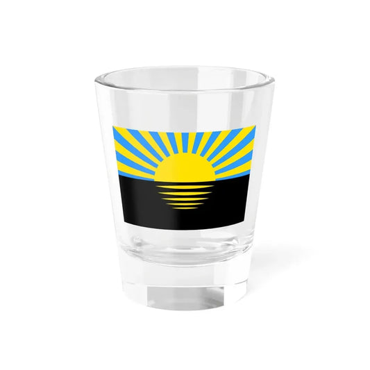 Flag of Donetsk Oblast Ukraine - Shot Glass 1.5oz 1.5oz - Go Mug Yourself