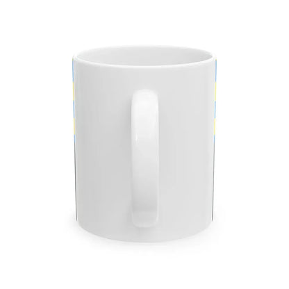 Flag of Donetsk Oblast Ukraine - White Coffee Mug - Go Mug Yourself