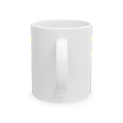 Flag of Donetsk Oblast Ukraine - White Coffee Mug - Go Mug Yourself
