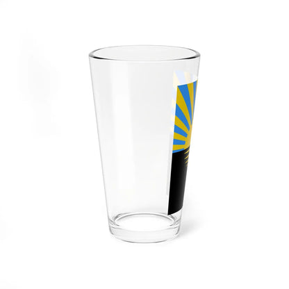 Flag of Donetsk Oblast vertical (Ukraine) Pint Glass 16oz - Go Mug Yourself