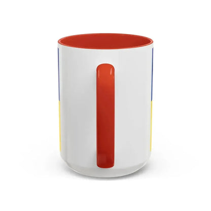 Flag of Donnersbergkreis Germany - Accent Coffee Mug - Go Mug Yourself