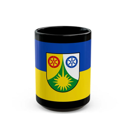 Flag of Donnersbergkreis Germany - Black Coffee Mug-15oz-Go Mug Yourself