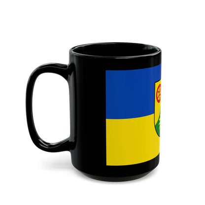 Flag of Donnersbergkreis Germany - Black Coffee Mug-Go Mug Yourself