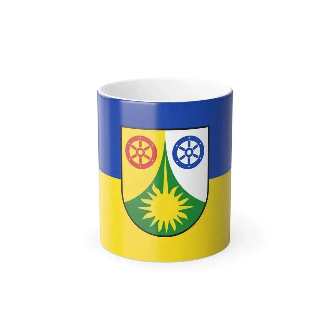 Flag of Donnersbergkreis Germany - Color Changing Coffee Mug 11oz - Go Mug Yourself
