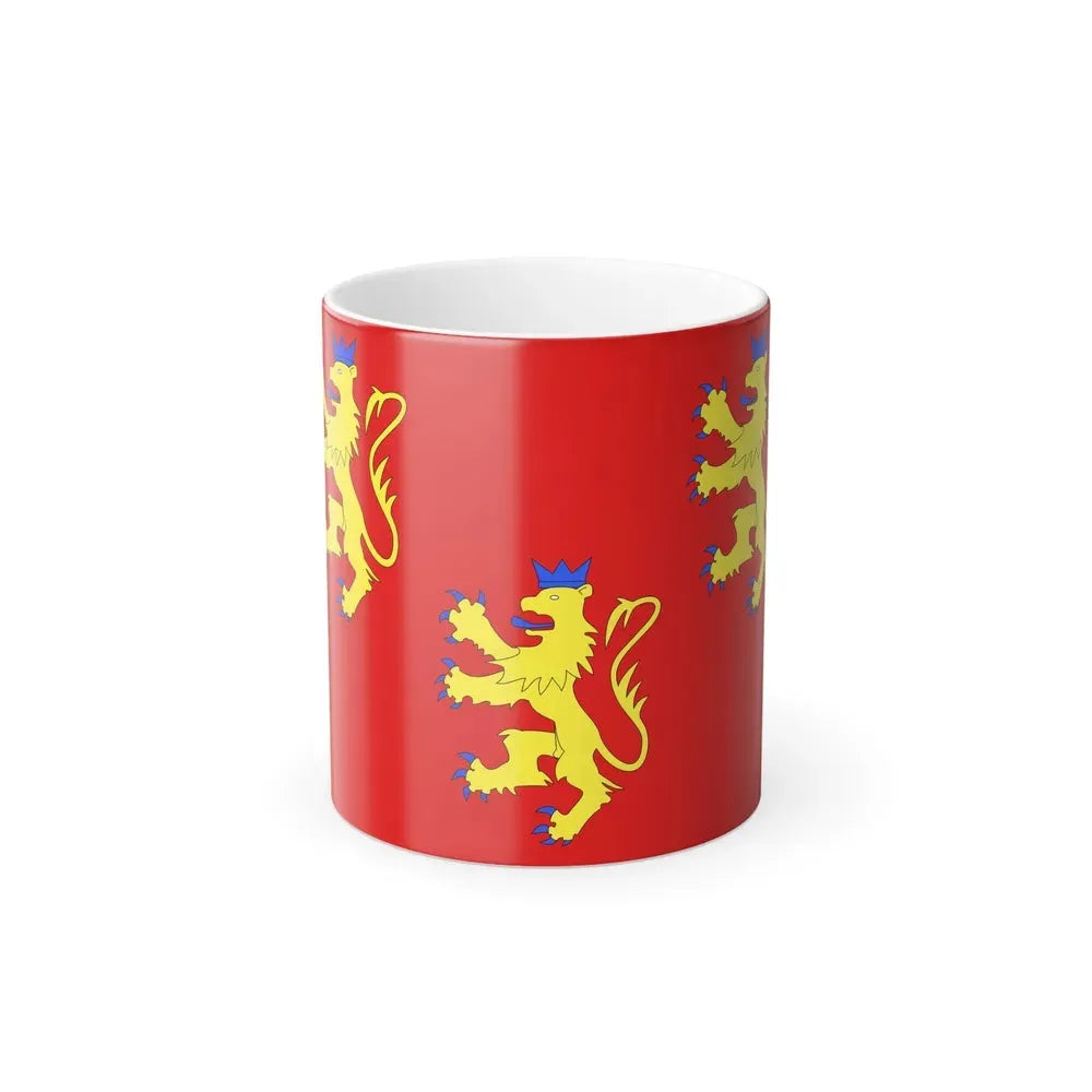 Flag of Dordogne France 2 - Color Changing Coffee Mug 11oz - Go Mug Yourself