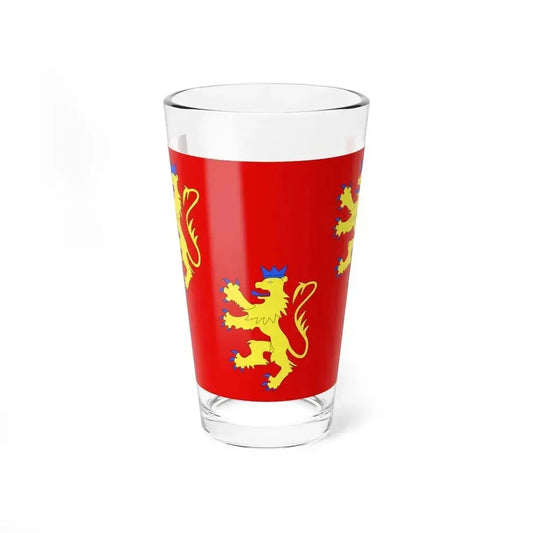 Flag of Dordogne France 2 - Pint Glass 16oz 16oz - Go Mug Yourself