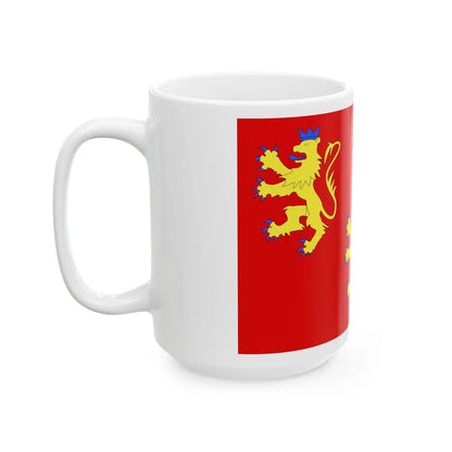 Flag of Dordogne France 2 - White Coffee Mug-Go Mug Yourself