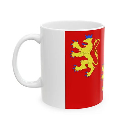 Flag of Dordogne France 2 - White Coffee Mug-Go Mug Yourself