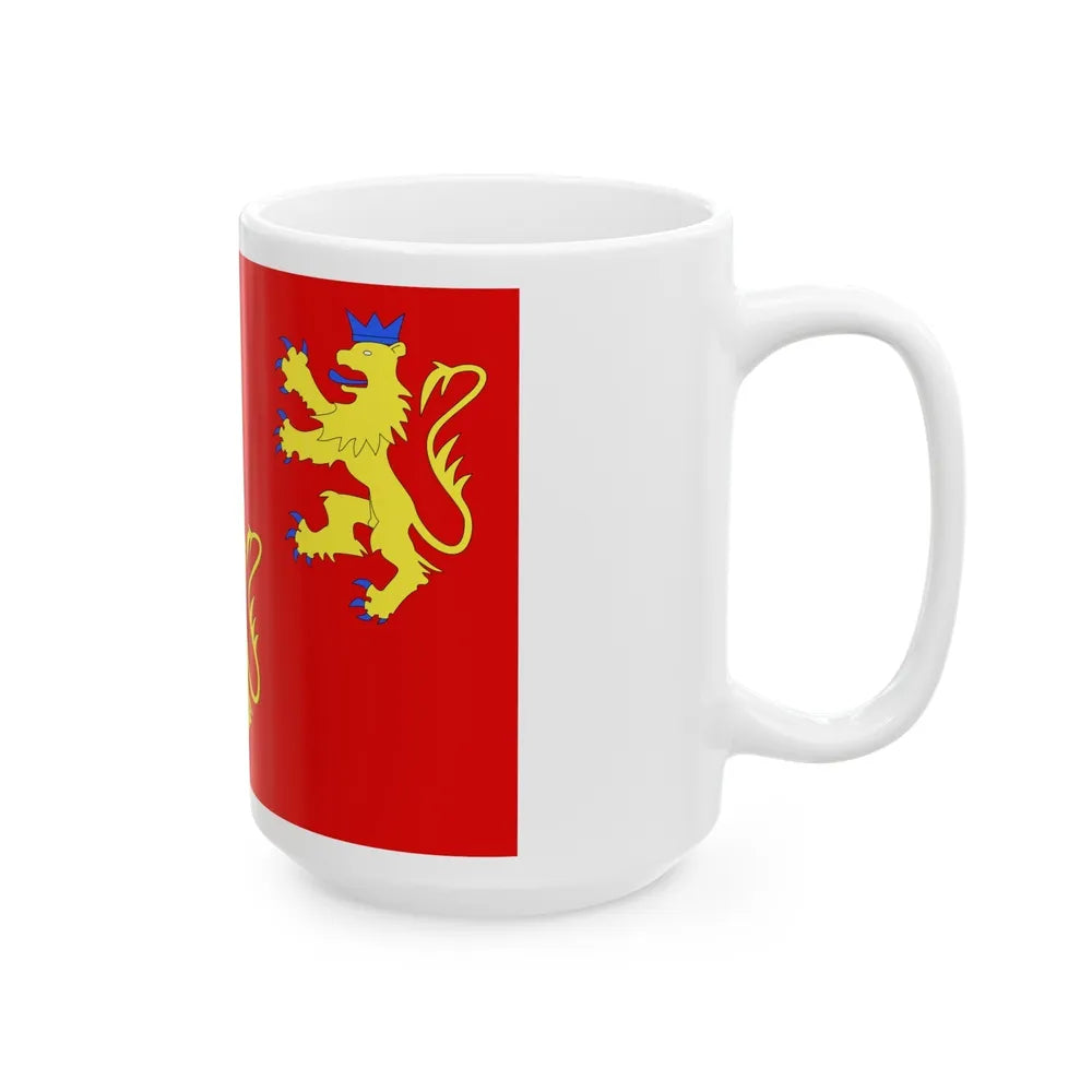 Flag of Dordogne France 2 - White Coffee Mug-Go Mug Yourself