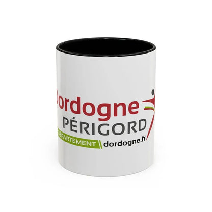 Flag of Dordogne France - Accent Coffee Mug 11oz Black - Go Mug Yourself