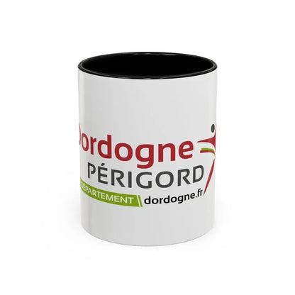 Flag of Dordogne France - Accent Coffee Mug 11oz Black - Go Mug Yourself