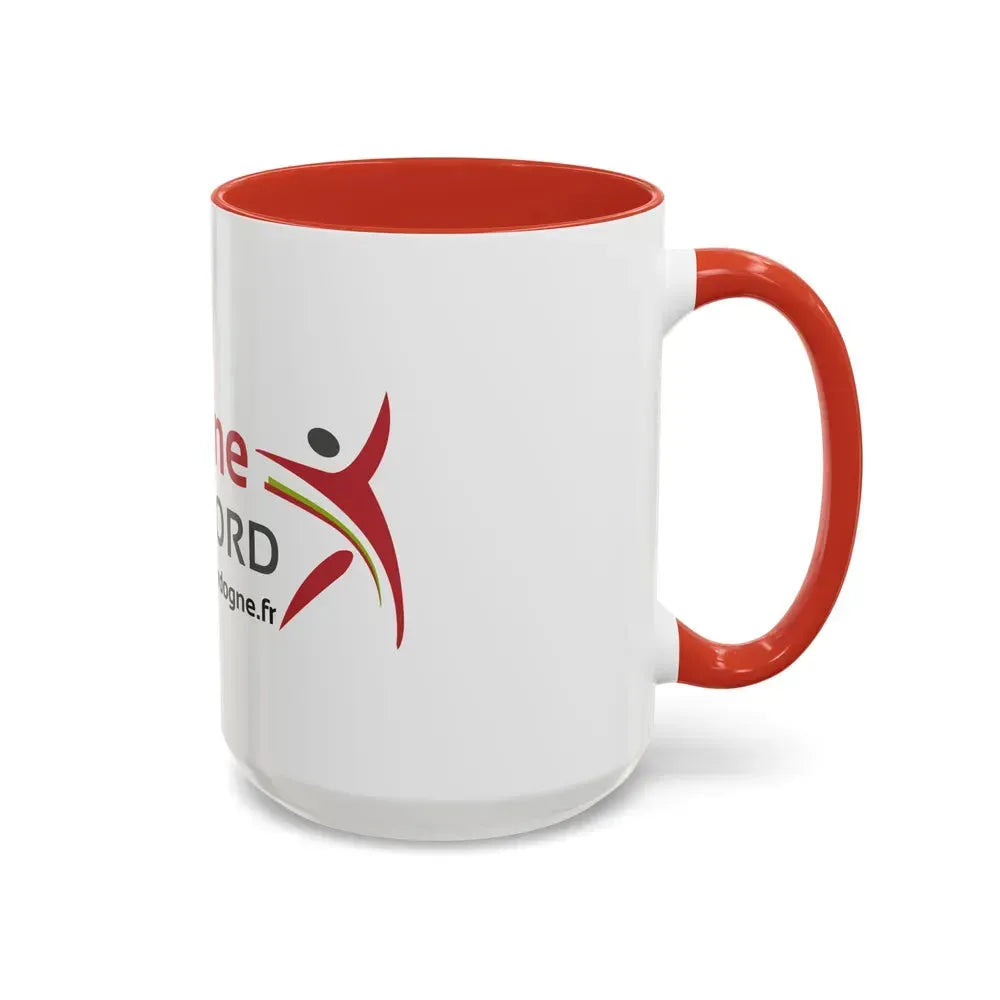 Flag of Dordogne France - Accent Coffee Mug - Go Mug Yourself