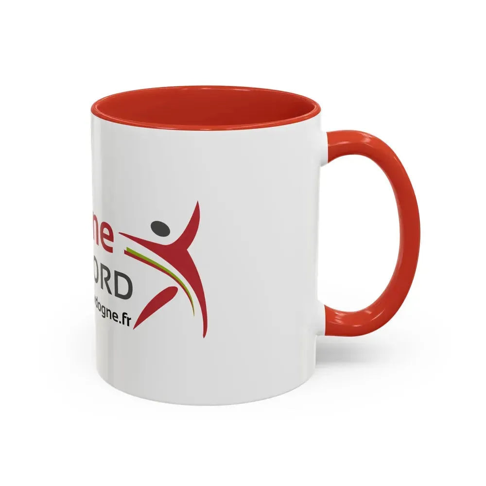 Flag of Dordogne France - Accent Coffee Mug - Go Mug Yourself