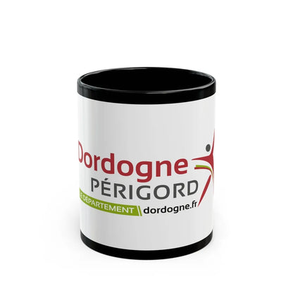 Flag of Dordogne France - Black Coffee Mug-11oz-Go Mug Yourself