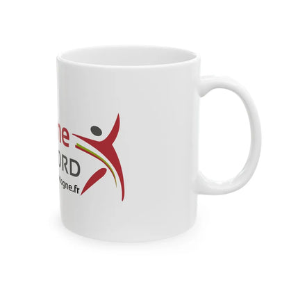 Flag of Dordogne France - White Coffee Mug-Go Mug Yourself