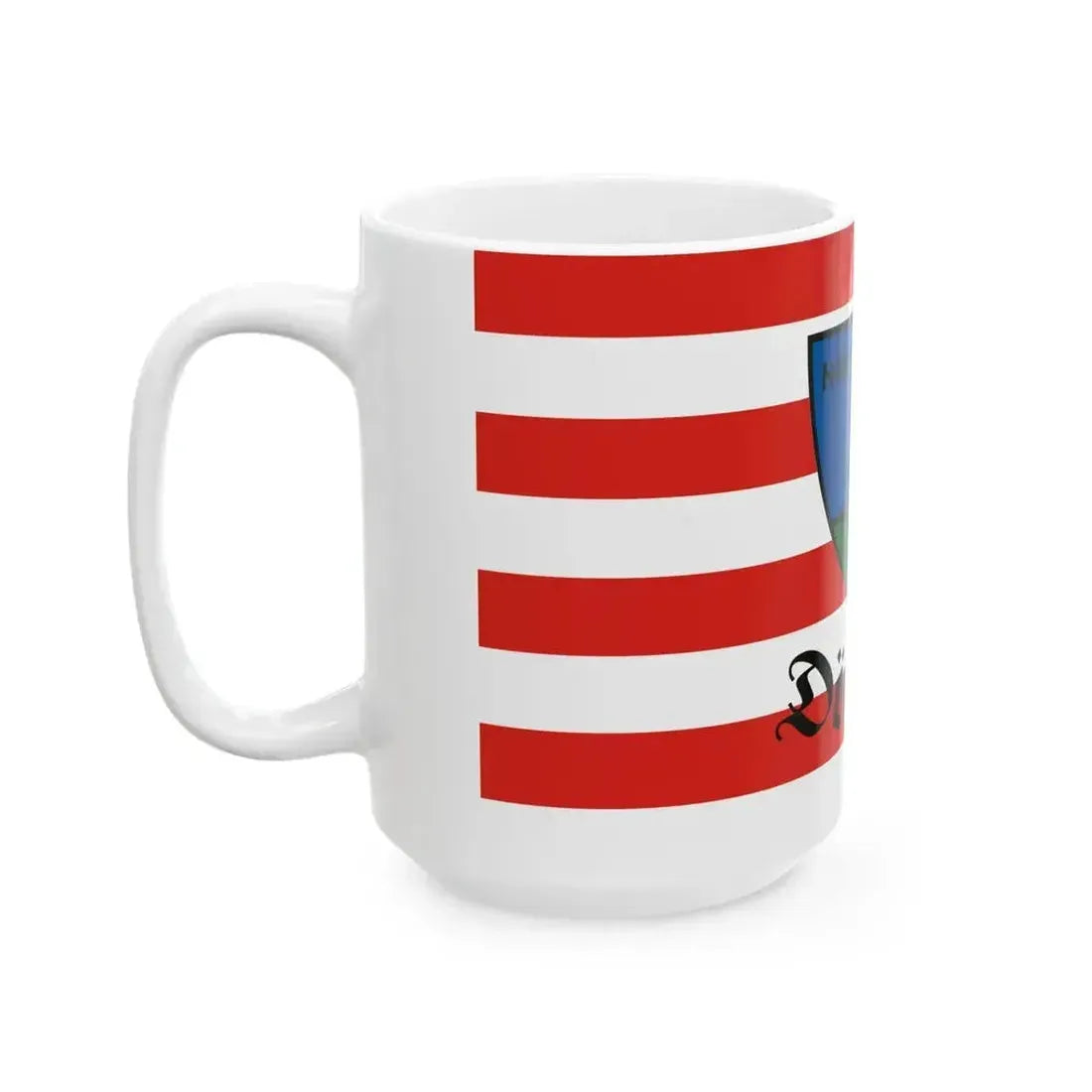 Flag of Dorgicse (Hungary) White Coffee Mug - Go Mug Yourself