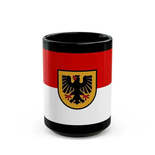 Flag of Dortmund Germany - Black Coffee Mug 15oz - Go Mug Yourself