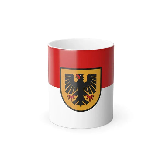 Flag of Dortmund Germany - Color Changing Coffee Mug 11oz - Go Mug Yourself