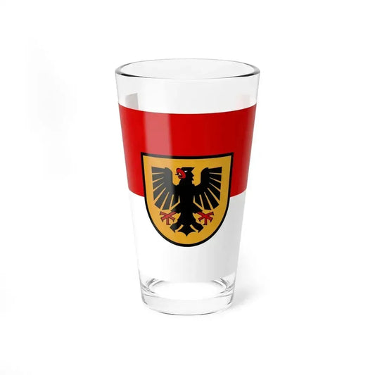 Flag of Dortmund Germany - Pint Glass 16oz 16oz - Go Mug Yourself