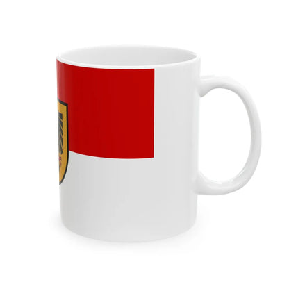 Flag of Dortmund Germany - White Coffee Mug-Go Mug Yourself