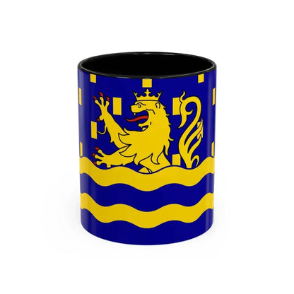 Flag of Doubs France 2 - Accent Coffee Mug 11oz Black - Go Mug Yourself