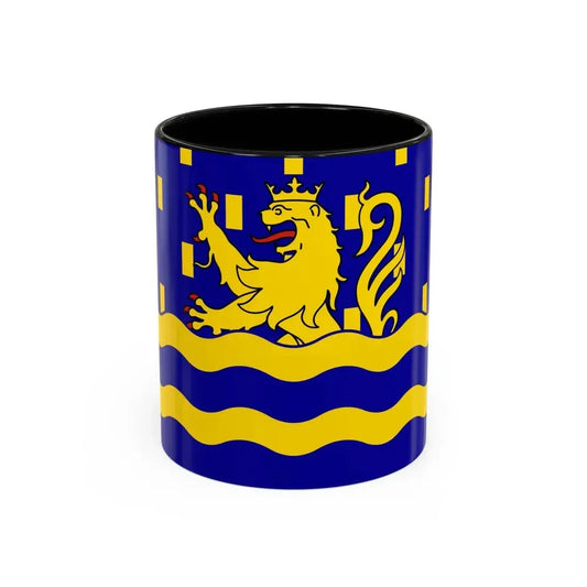 Flag of Doubs France 2 - Accent Coffee Mug 11oz Black - Go Mug Yourself
