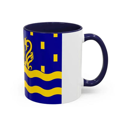 Flag of Doubs France 2 - Accent Coffee Mug - Go Mug Yourself