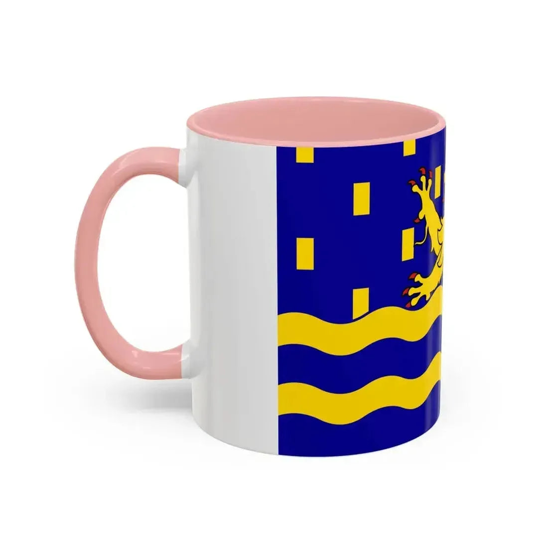Flag of Doubs France 2 - Accent Coffee Mug - Go Mug Yourself