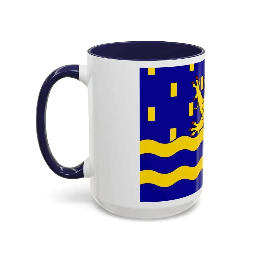 Flag of Doubs France 2 - Accent Coffee Mug - Go Mug Yourself