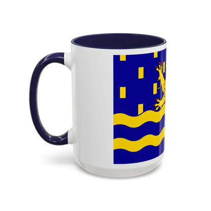 Flag of Doubs France 2 - Accent Coffee Mug - Go Mug Yourself