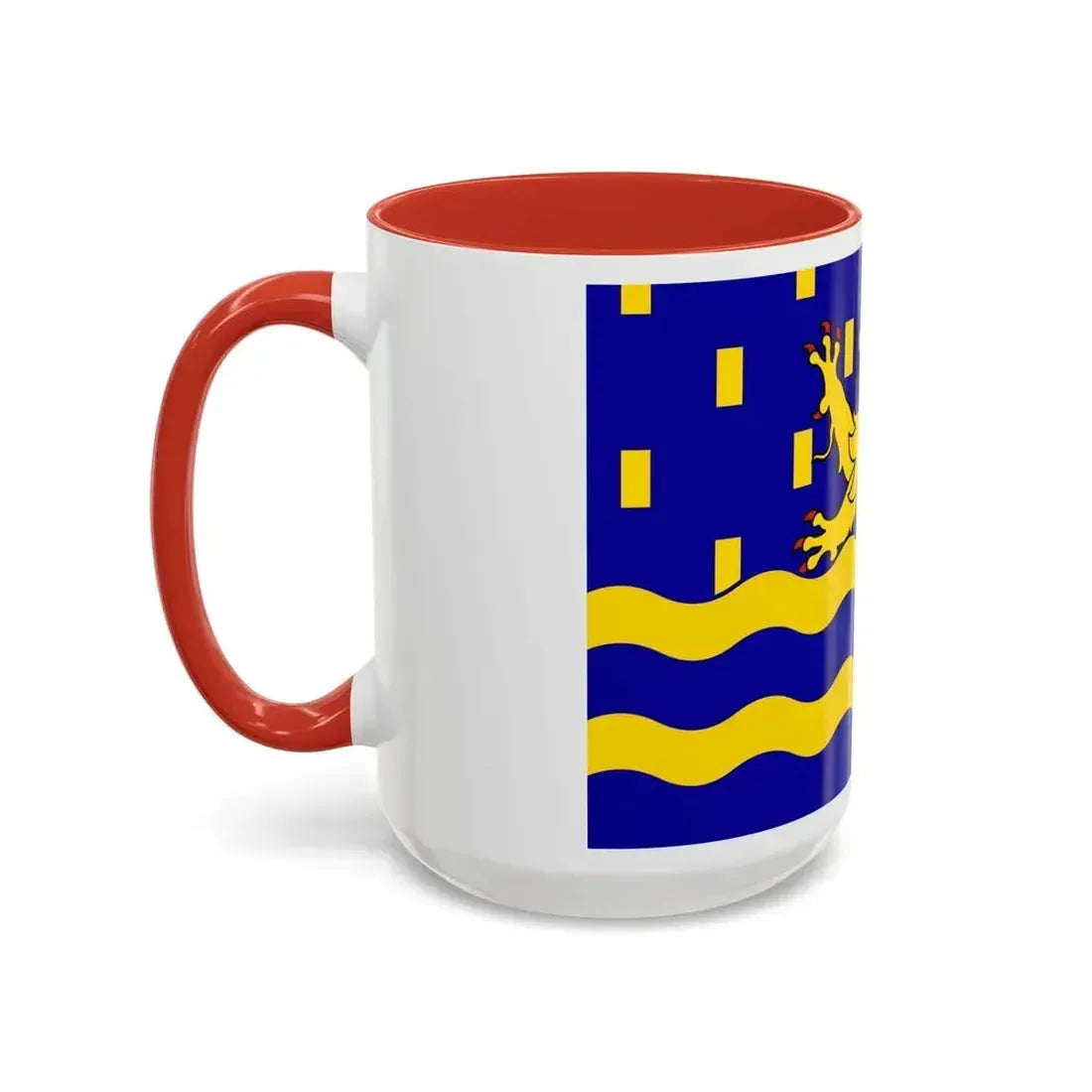 Flag of Doubs France 2 - Accent Coffee Mug - Go Mug Yourself