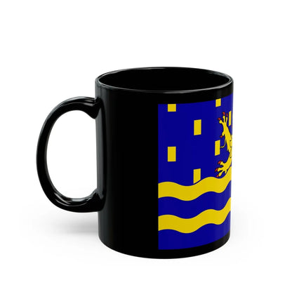 Flag of Doubs France 2 - Black Coffee Mug-Go Mug Yourself