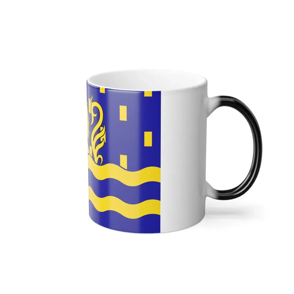 Flag of Doubs France 2 - Color Changing Coffee Mug - Go Mug Yourself