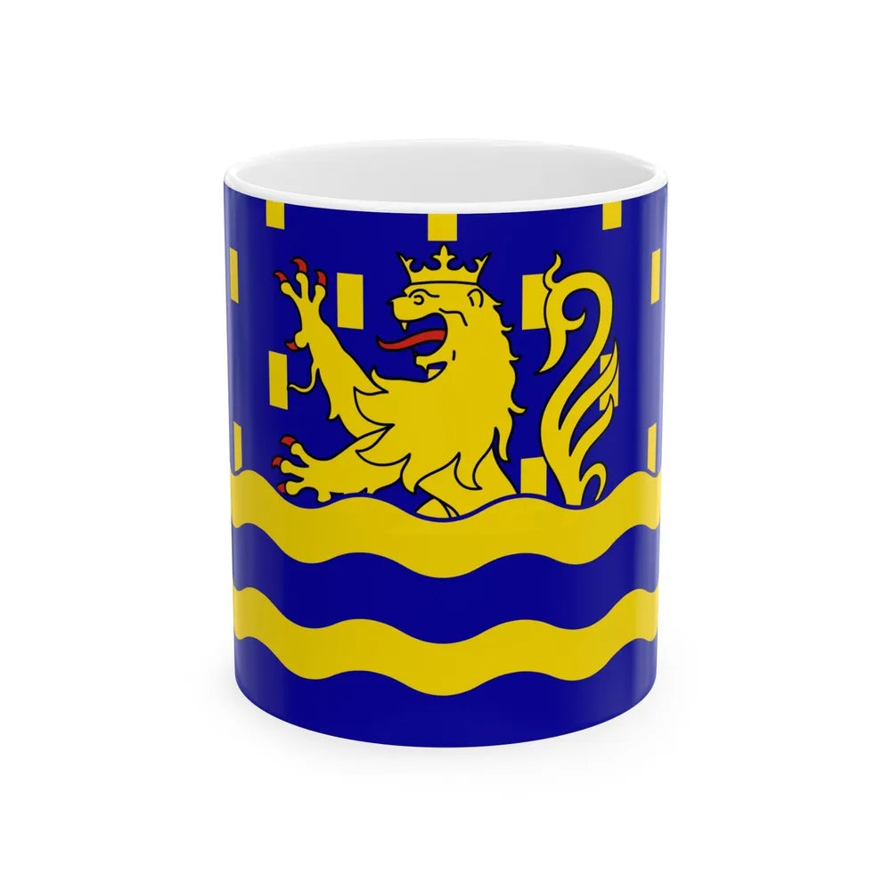 Flag of Doubs France 2 - White Coffee Mug-11oz-Go Mug Yourself